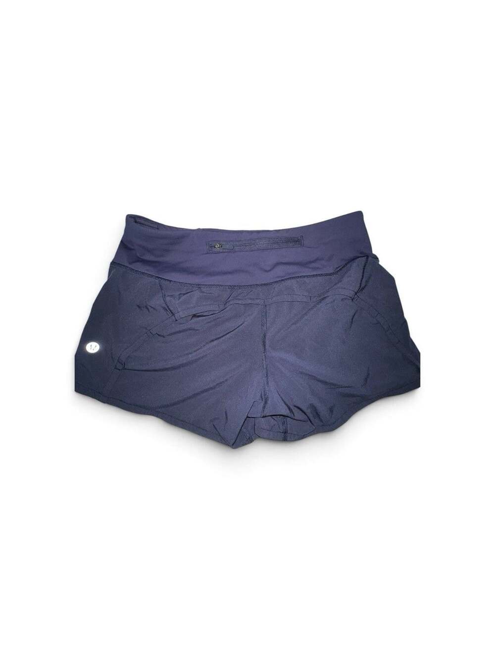 Lululemon Shorts Womens  Size 2 Navy Blu Running 3in Lined Speed Up Athletic Gym